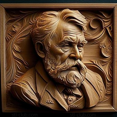 3D model Pierre Auguste Renoir (STL)